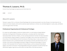 Tablet Screenshot of lazzarophd.com